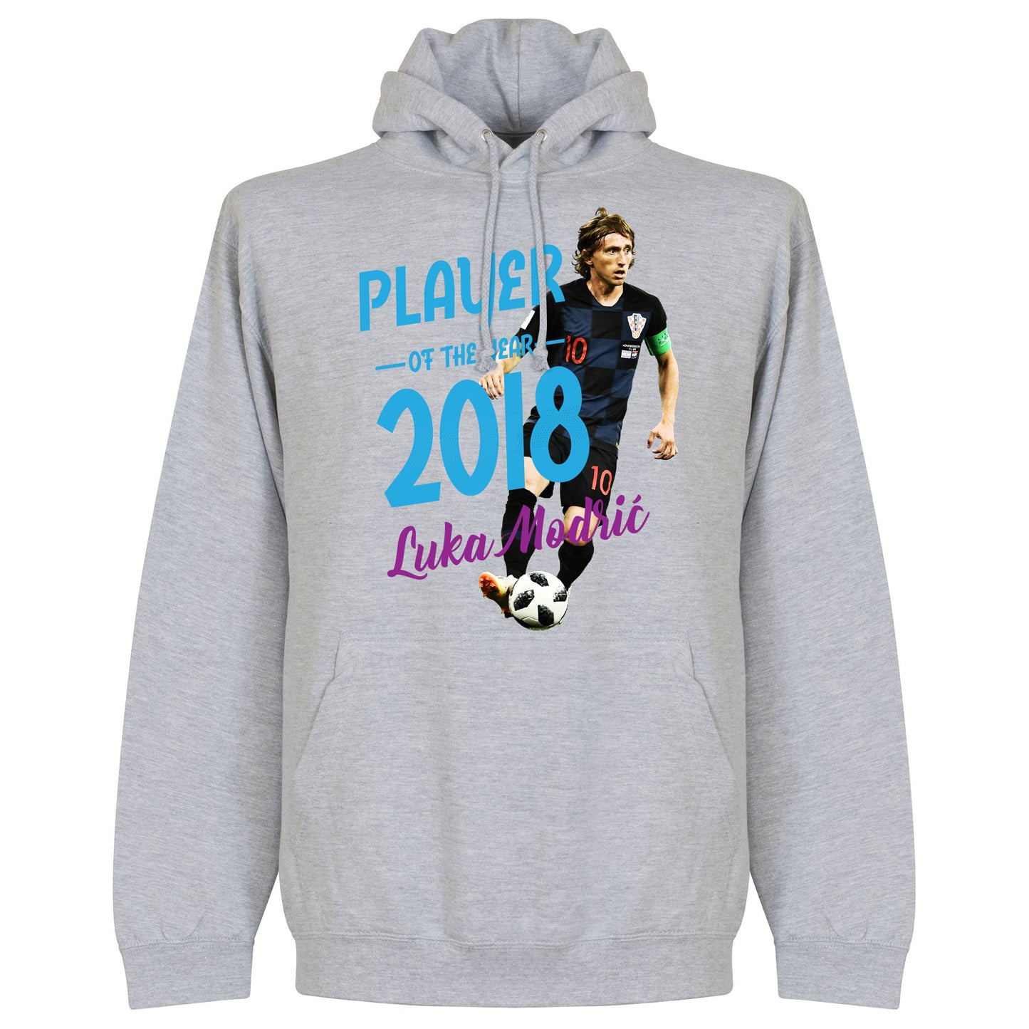 Modric 10 Player of the Year 2018 Hoodie - Grey