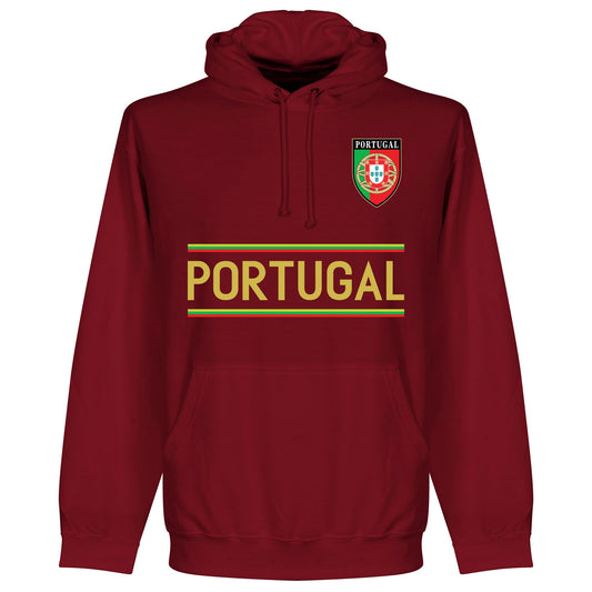 Portugal Team Hoodie - Maroon