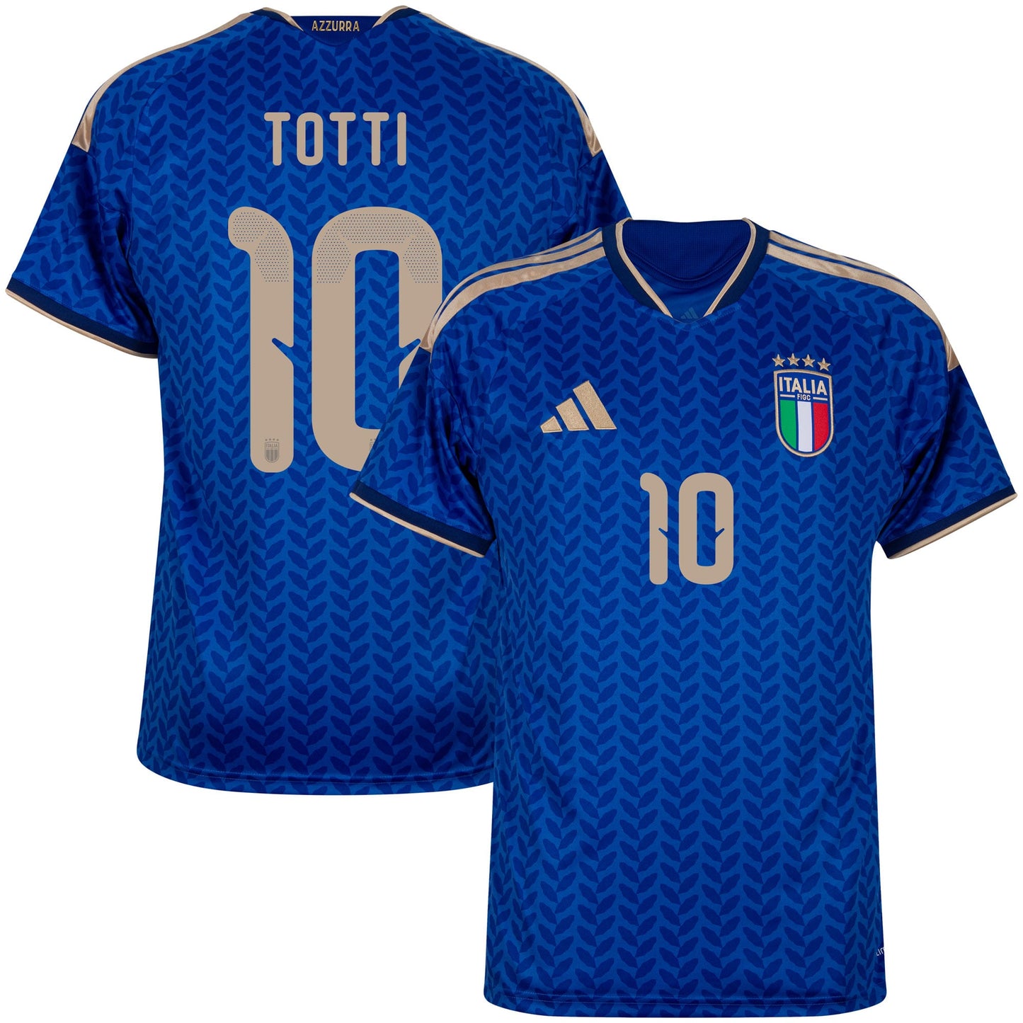 adidas Italy Home Totti 10 Shirt 2026-2027 (Official Printing)