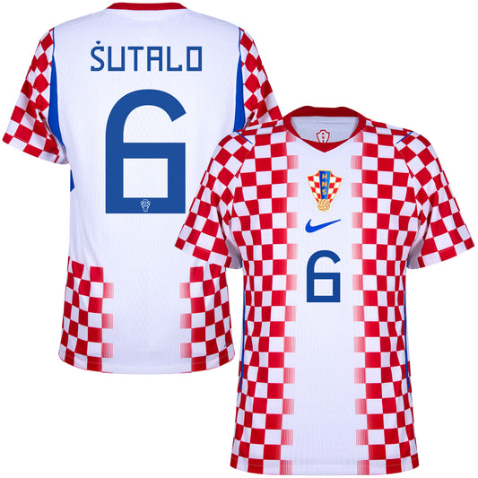 Nike Croatia Aero-Fit Match Home Sutalo 6 Shirt 2026 (Official Printing)