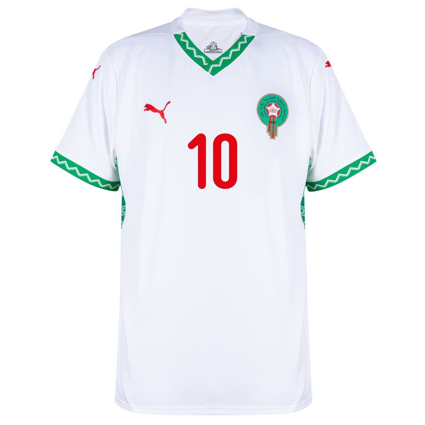 Puma Morocco Away Brahim 10 Shirt 2025-2026 (Official Printing)