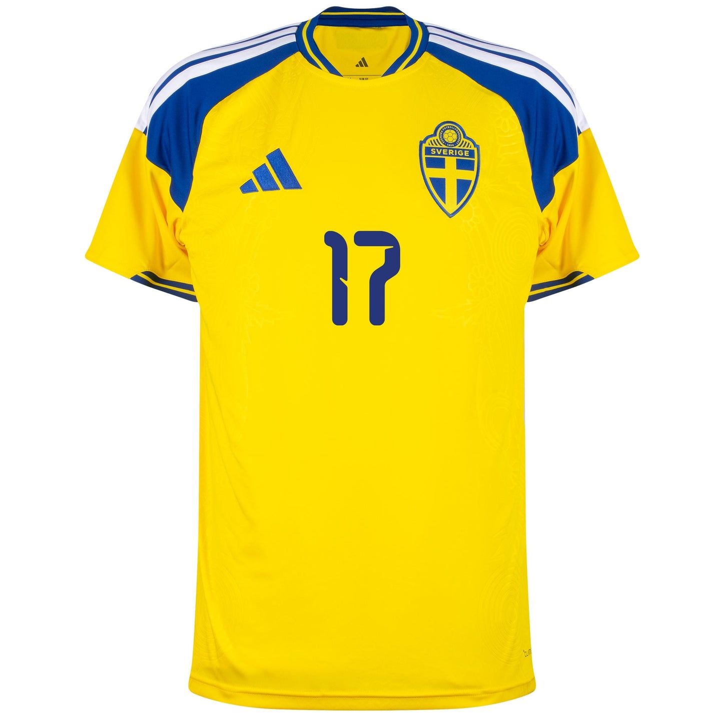 adidas Sweden Home Gyökeres 17 Shirt 2026-2027 (Official Printing)