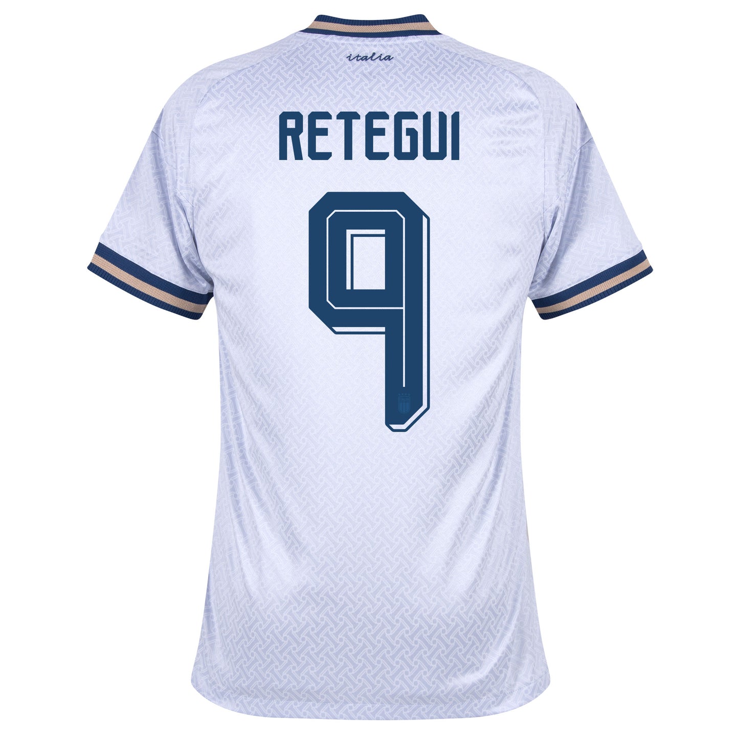 adidas Italy Authentic Away Retegui 9 Shirt 2026-2027 (Official Printing)