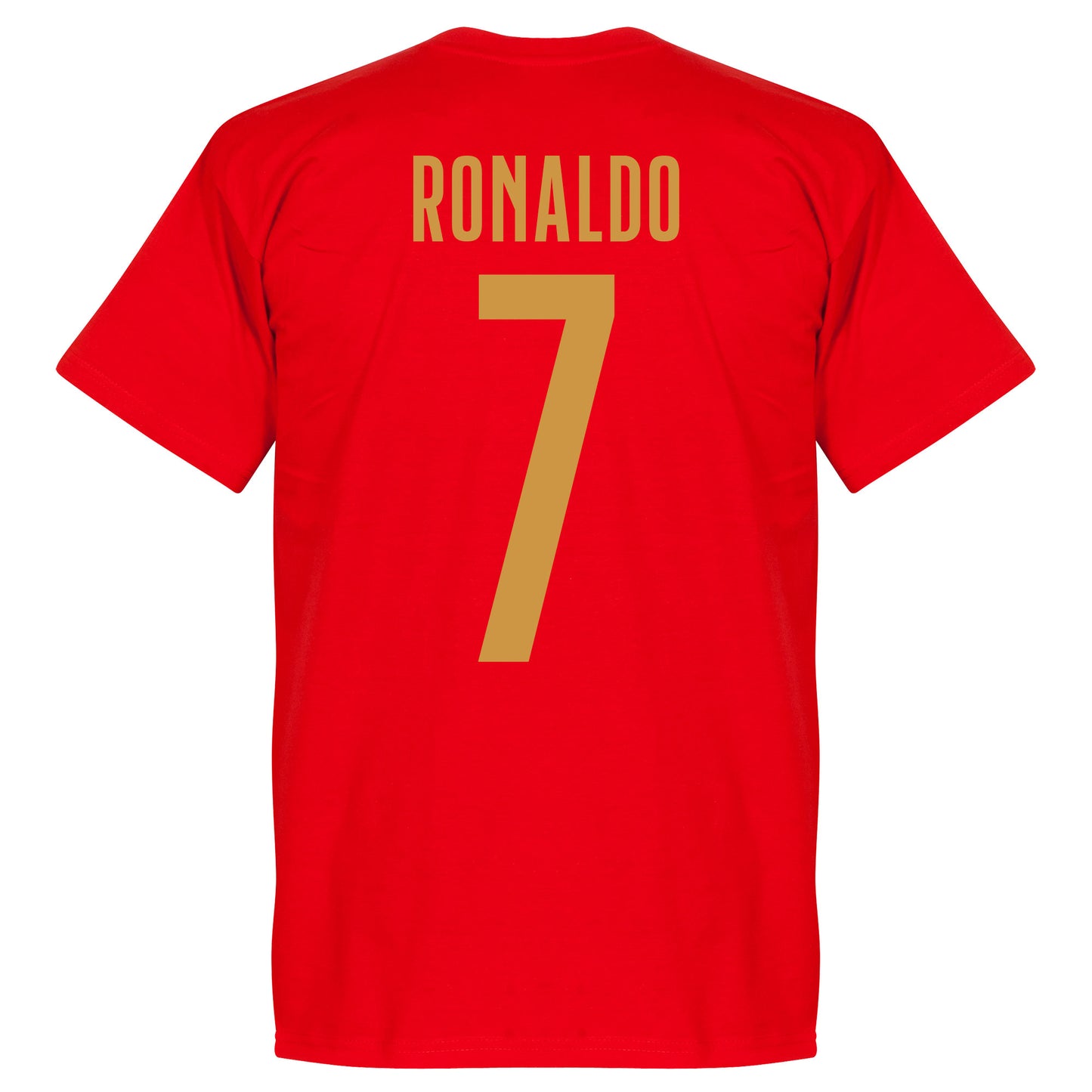 Portugal 2022 Team Ronaldo 7 T-shirt - Red