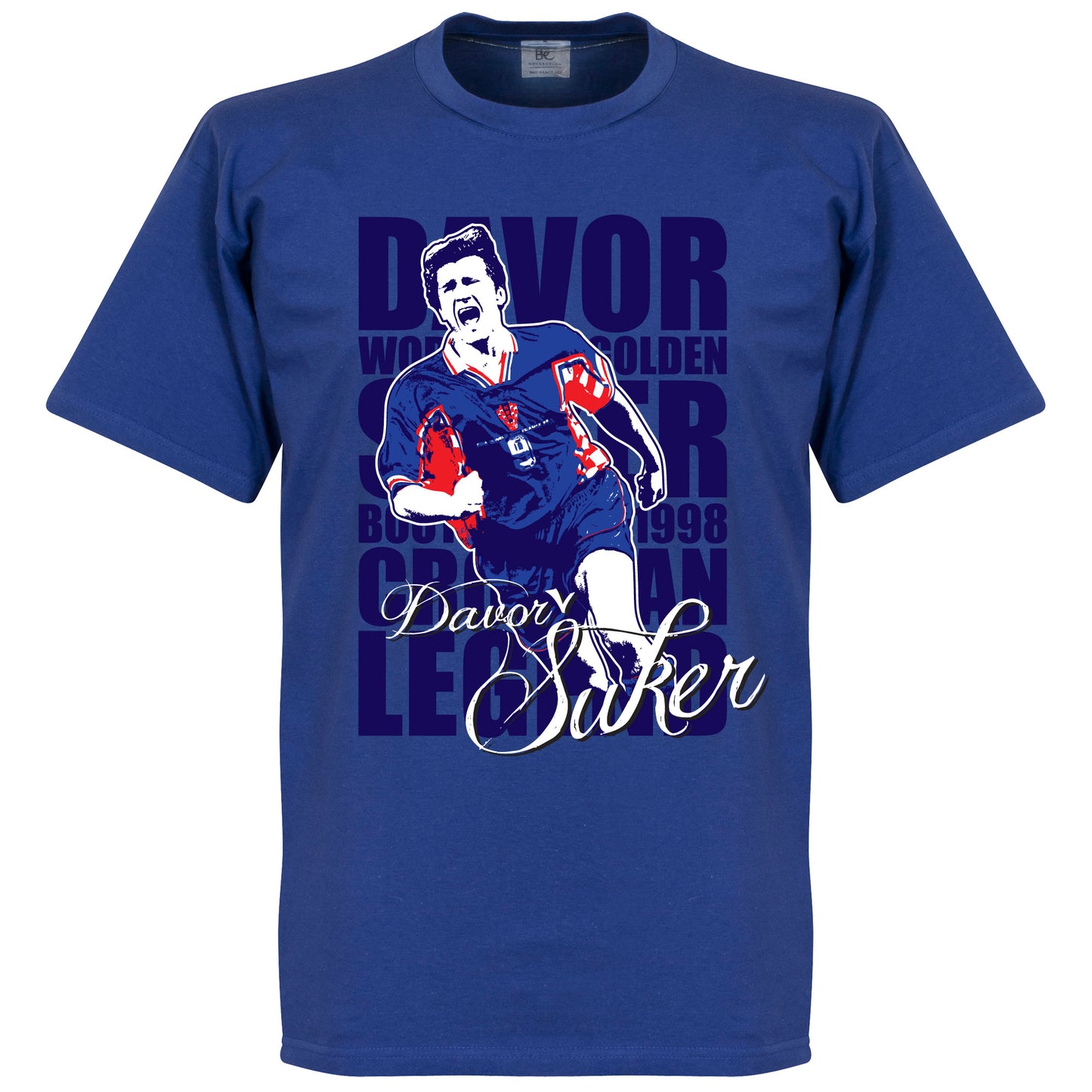 Davor Suker Legend T-shirt - Royal