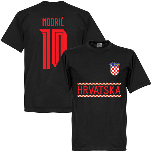 Croatia Modric 10 Team KIDS T-shirt - Black