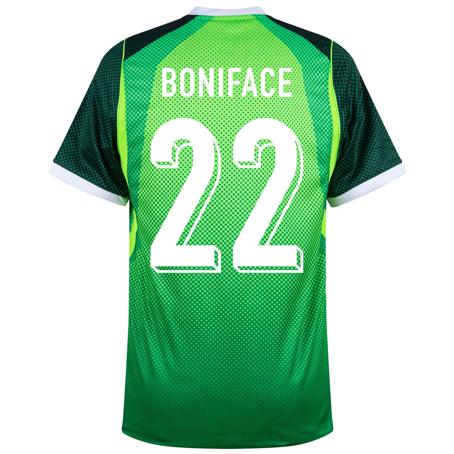 Nike Nigeria Home Boniface 22 Shirt 2026-2027 (Fan Style Printing)