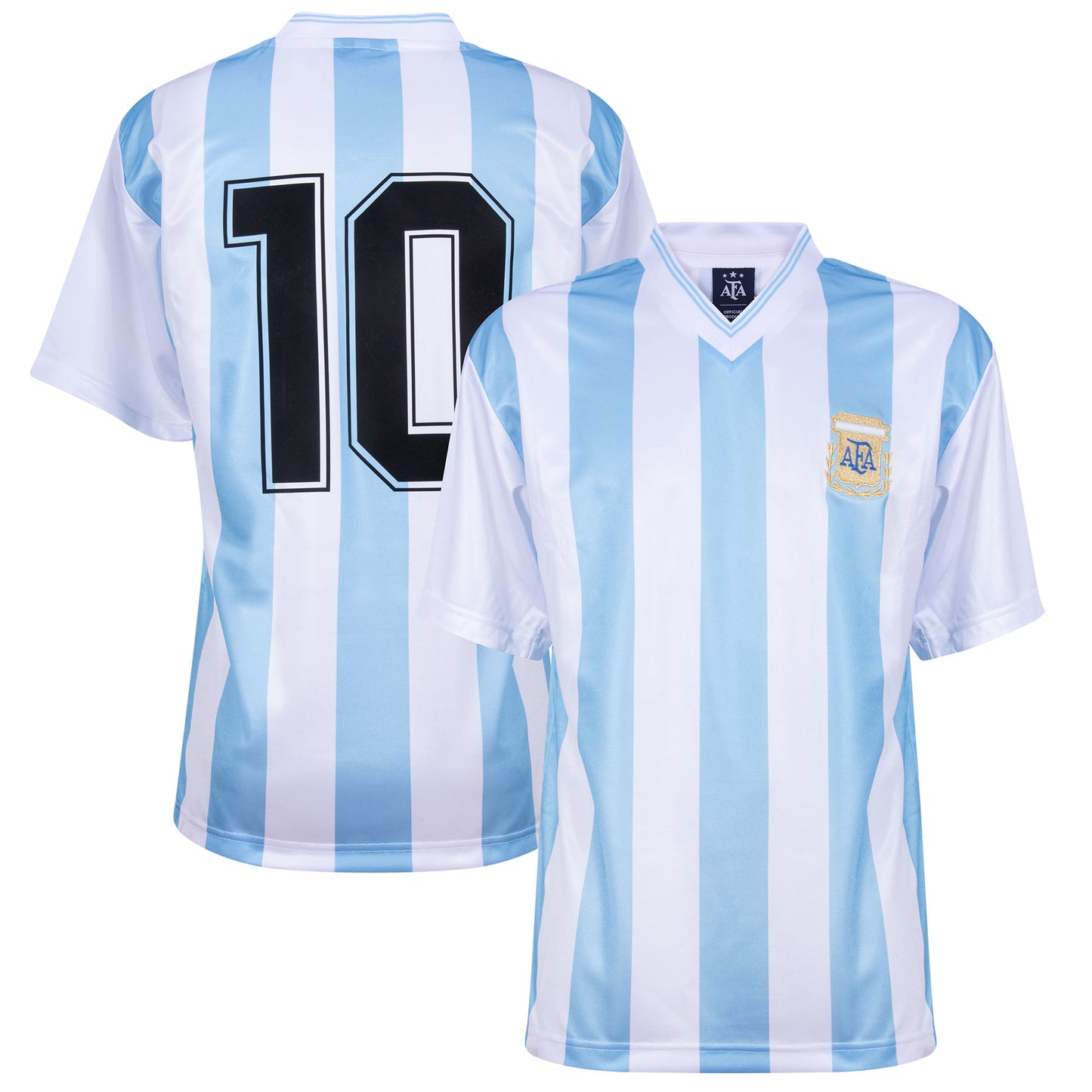 Score Draw Argentina Home WC Retro No.10 Shirt 1990