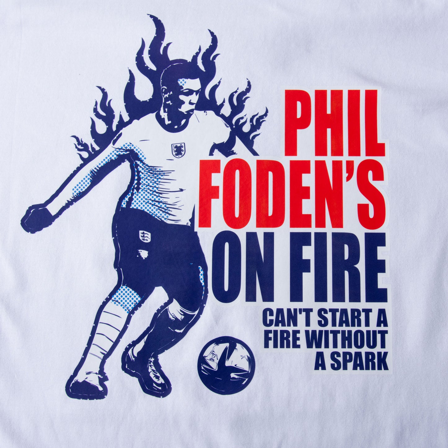 Phil Foden's on Fire T-shirt - White