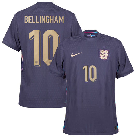 Nike England Dri-Fit ADV Match Away Bellingham 10 Shirt 2024-2025 (Official Printing)
