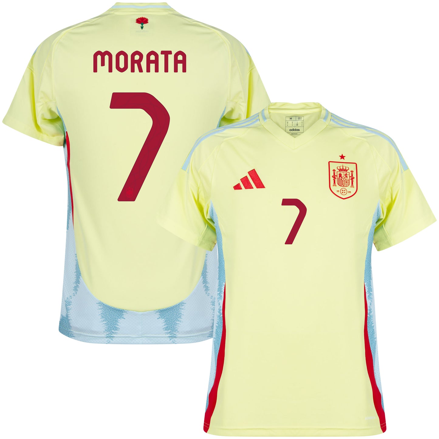 adidas Spain Away Morata 7 Shirt 2024-2025 (Official Printing)