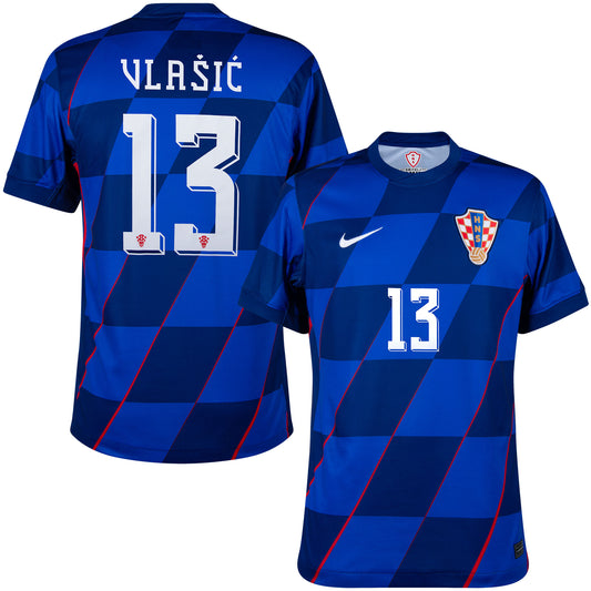 Nike Croatia Away Vlašić 13 Shirt 2024-2025 (Official Printing)