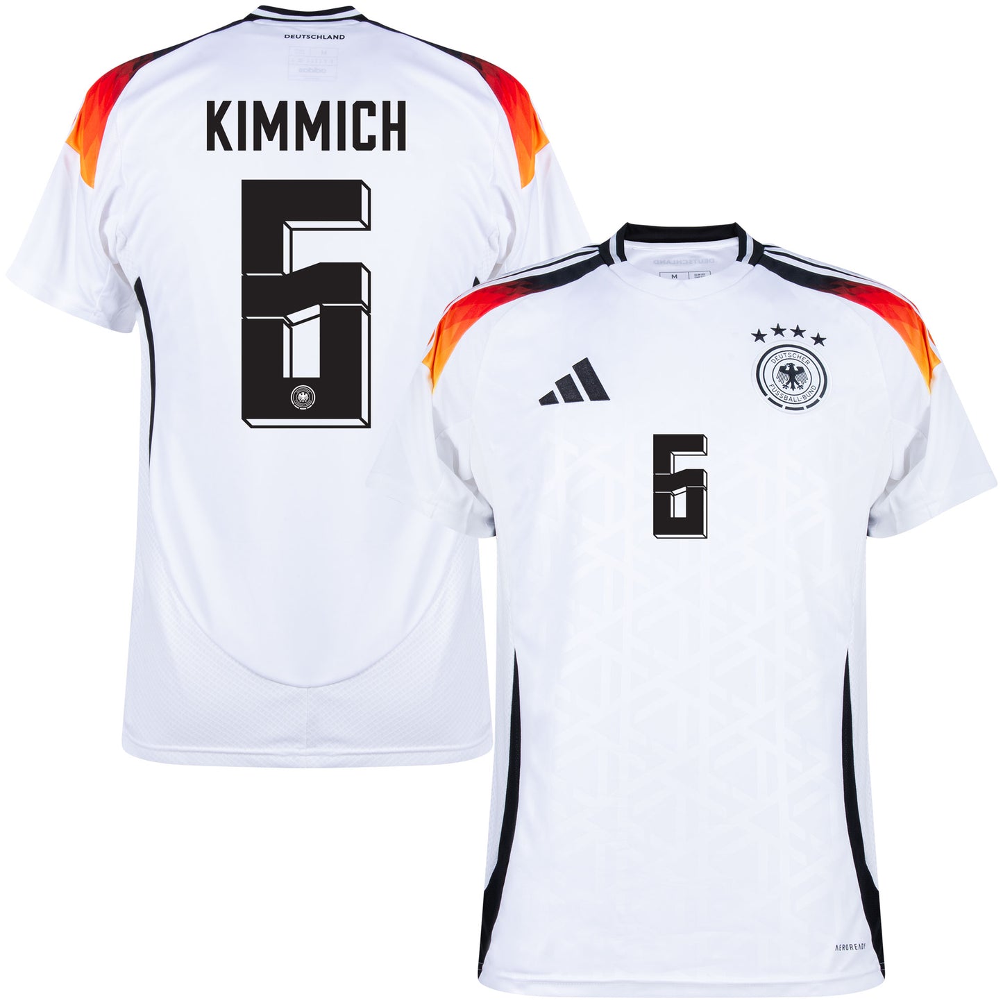 adidas Germany Home Kimmich 6 Shirt 2024-2025 (Official Printing)
