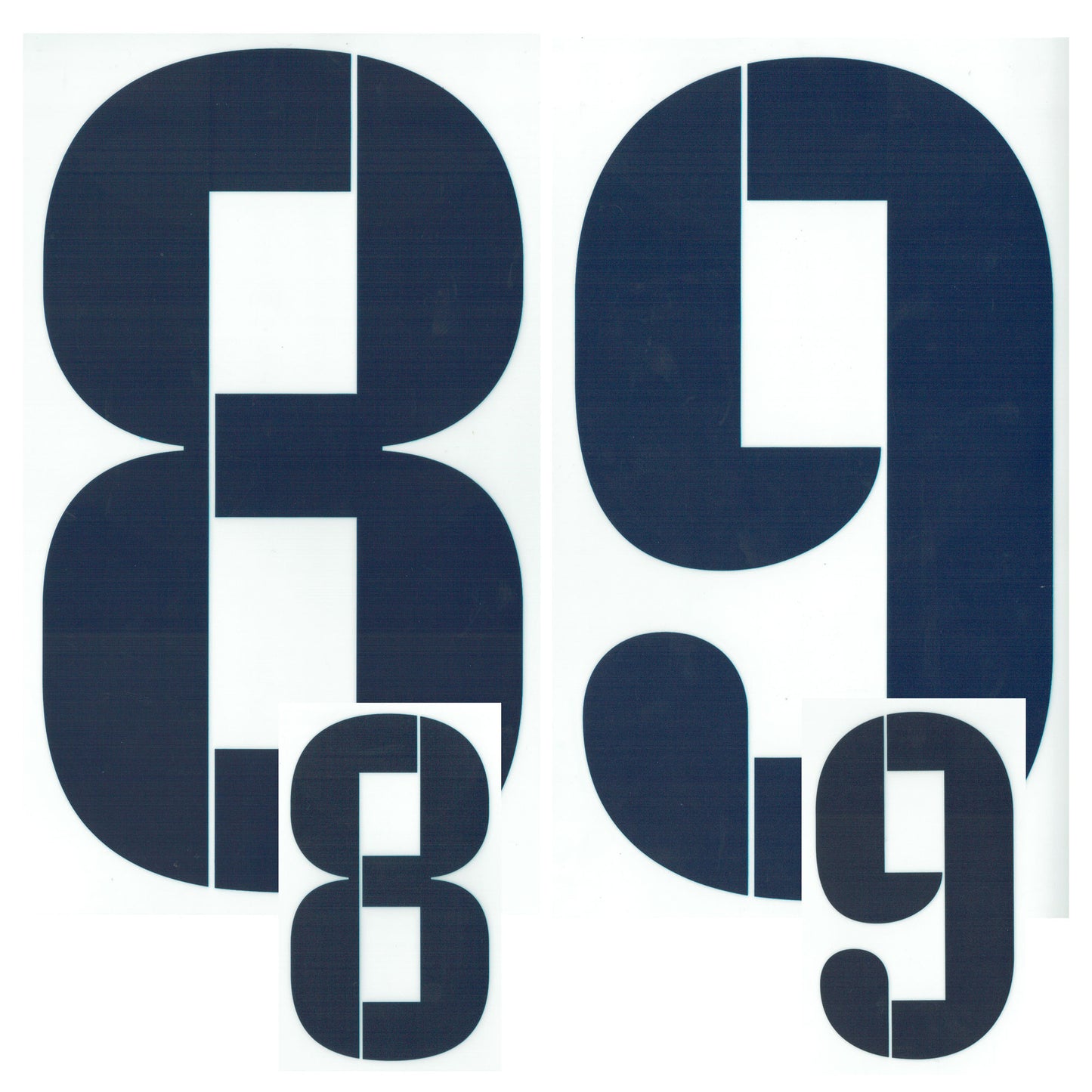 07-09 Italy Away Numbers Front and Back Set