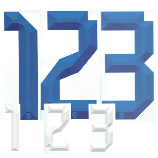12-13 Italy Away Front & Back Number Sets