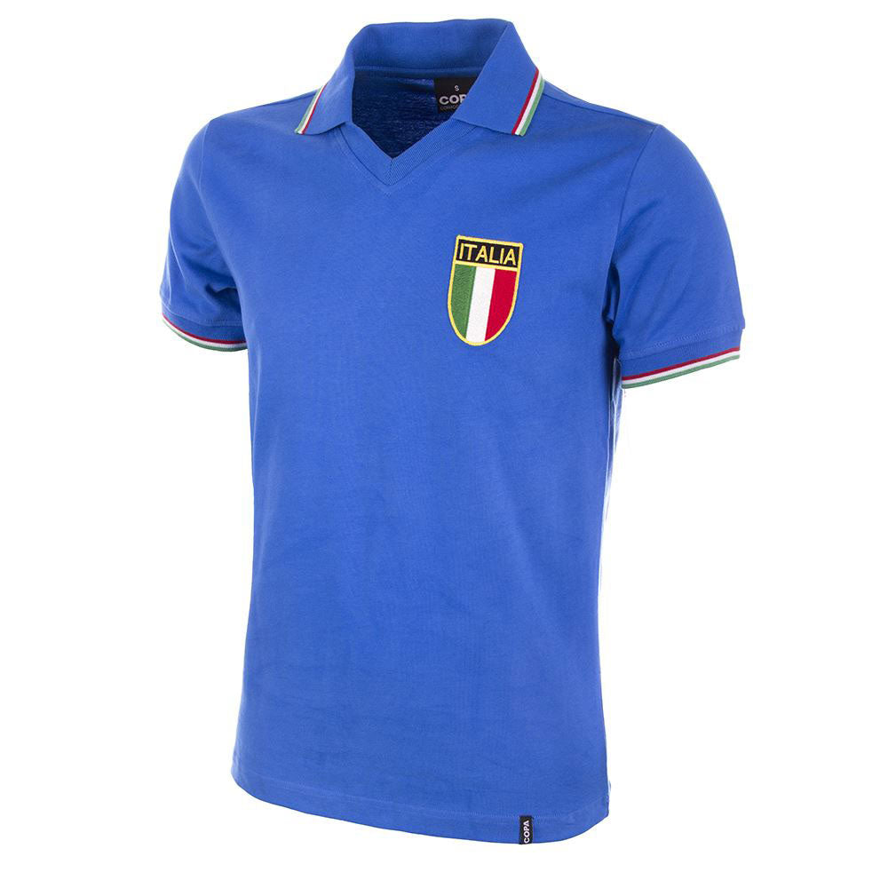 Copa Italy Home Gentile 6 Retro Shirt World Cup 1982 (Retro Flock Printing)
