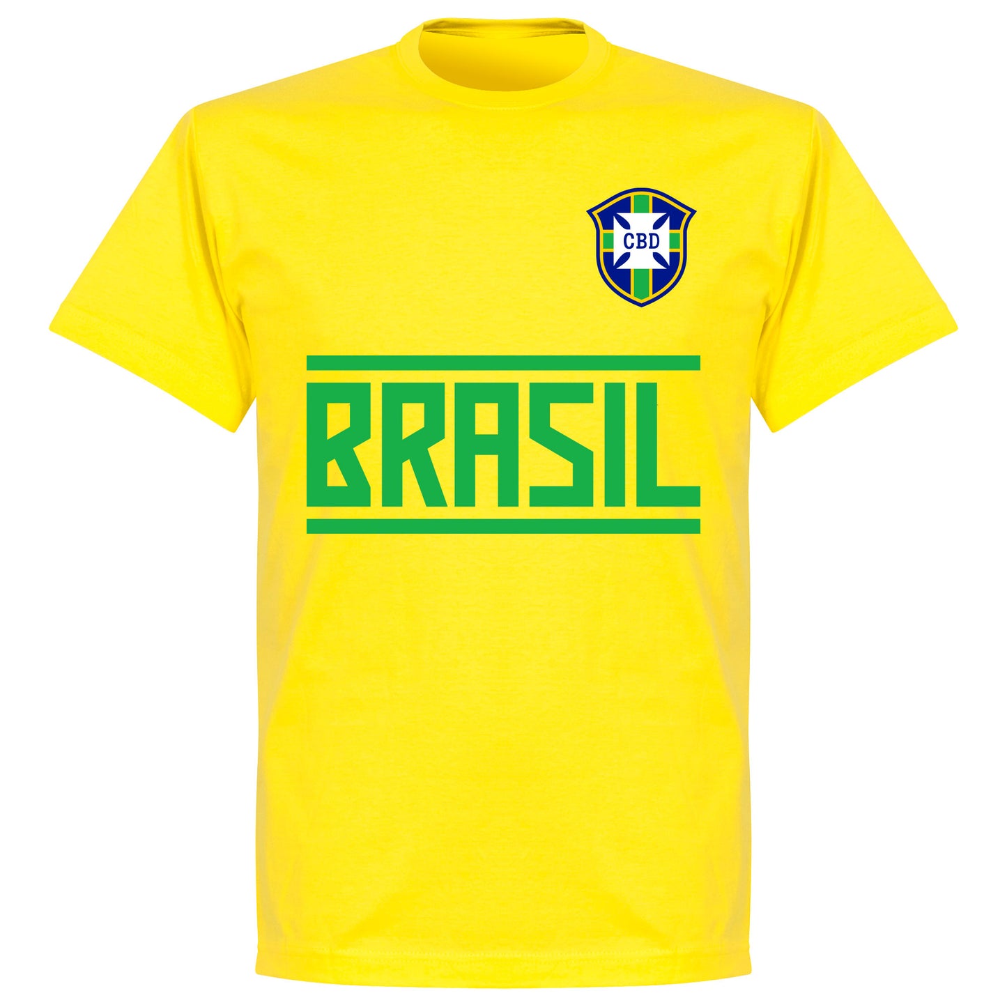 Brazil Pelé 10 Team T-shirt - Lemon Yellow
