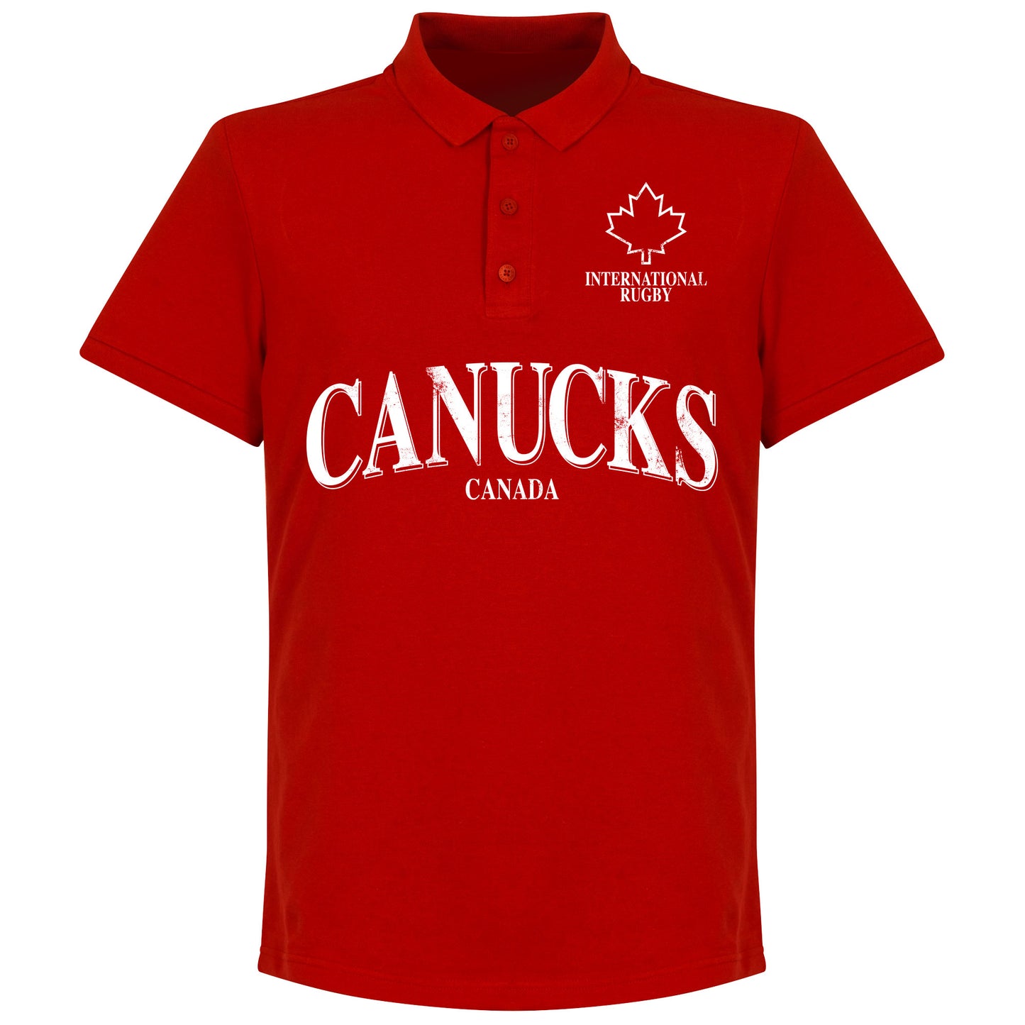 Canada Rugby Polo Shirt - Red