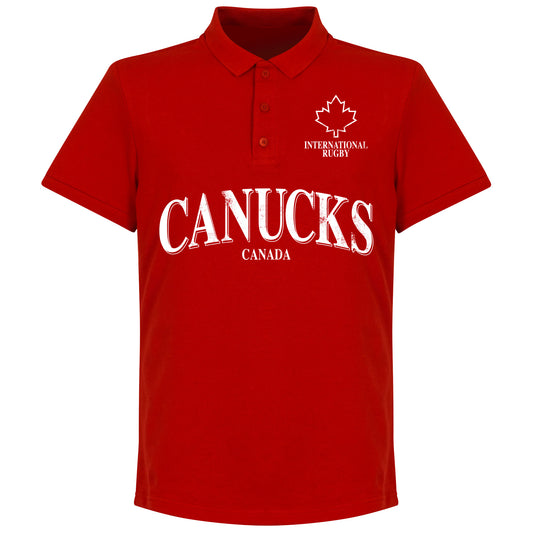 Canada Rugby Polo Shirt - Red