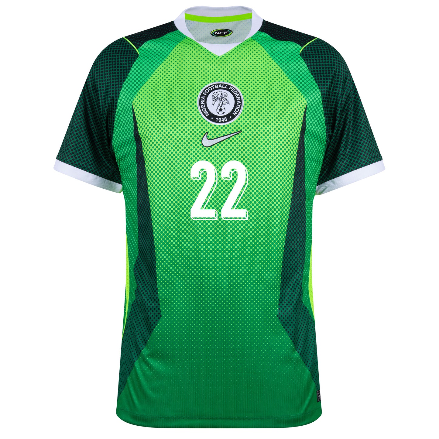 Nike Nigeria Home Boniface 22 Shirt 2026-2027 (Fan Style Printing)