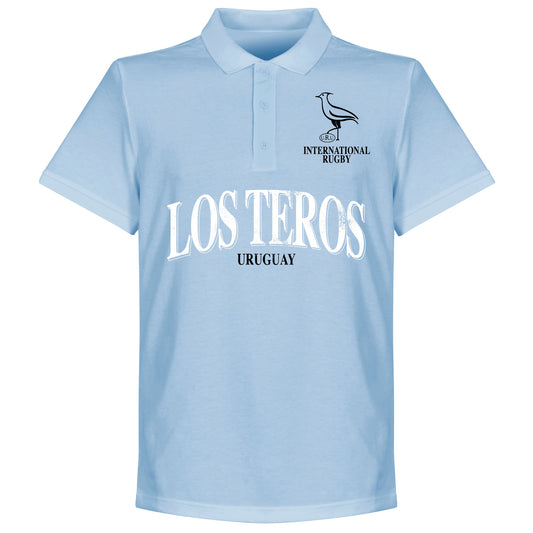 Uruguay Rugby Polo Shirt - Sky
