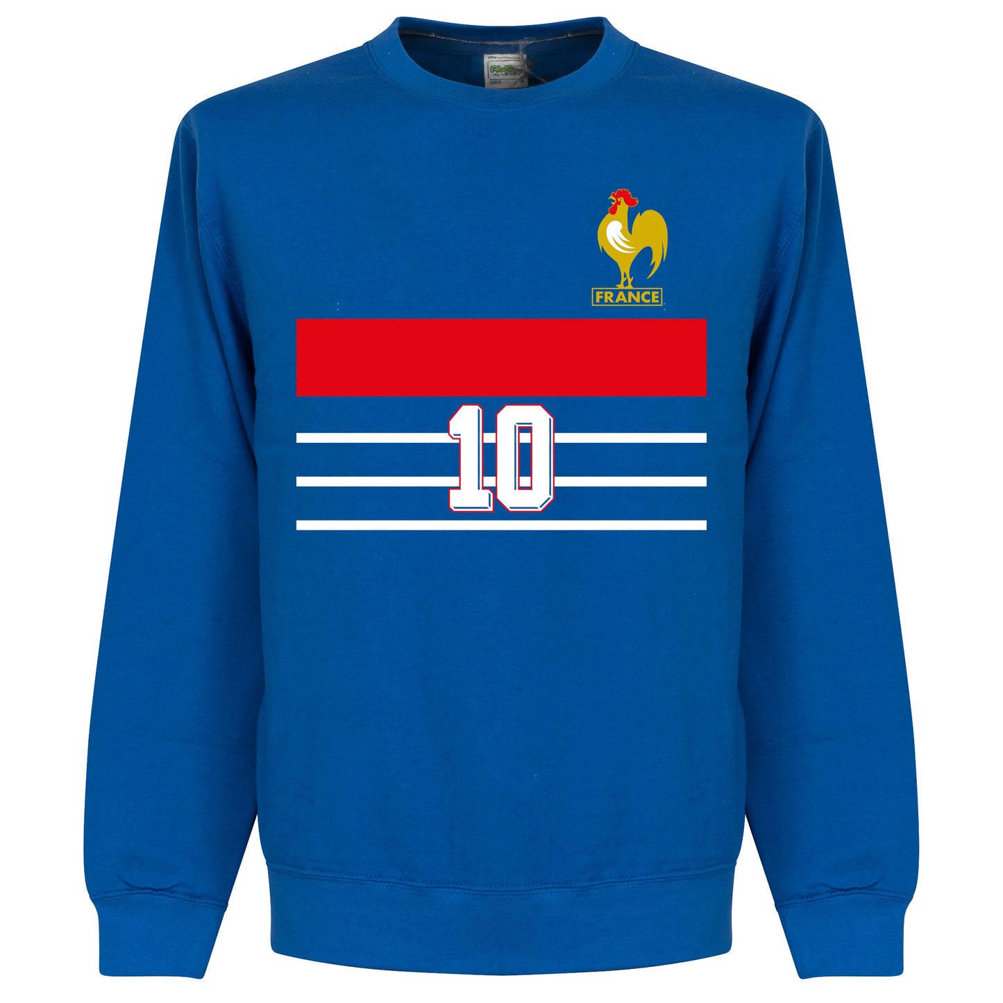 France 1998 Zidane 10 Retro Sweatshirt - Royal
