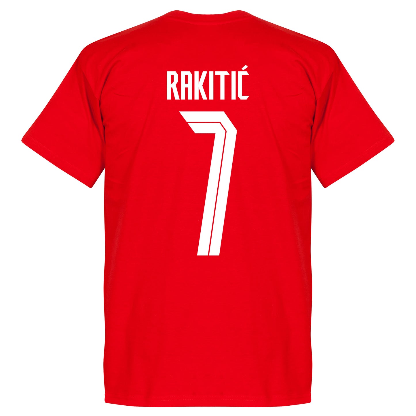 Croatia Rakitic 7 Team T-shirt - Red
