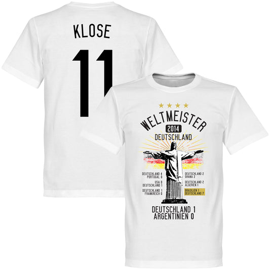 Germany Road To Victory Klose T-Shirt - White