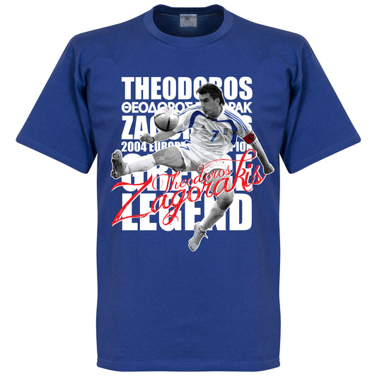 Theodoros Zagorakis Legend T-shirt - Royal