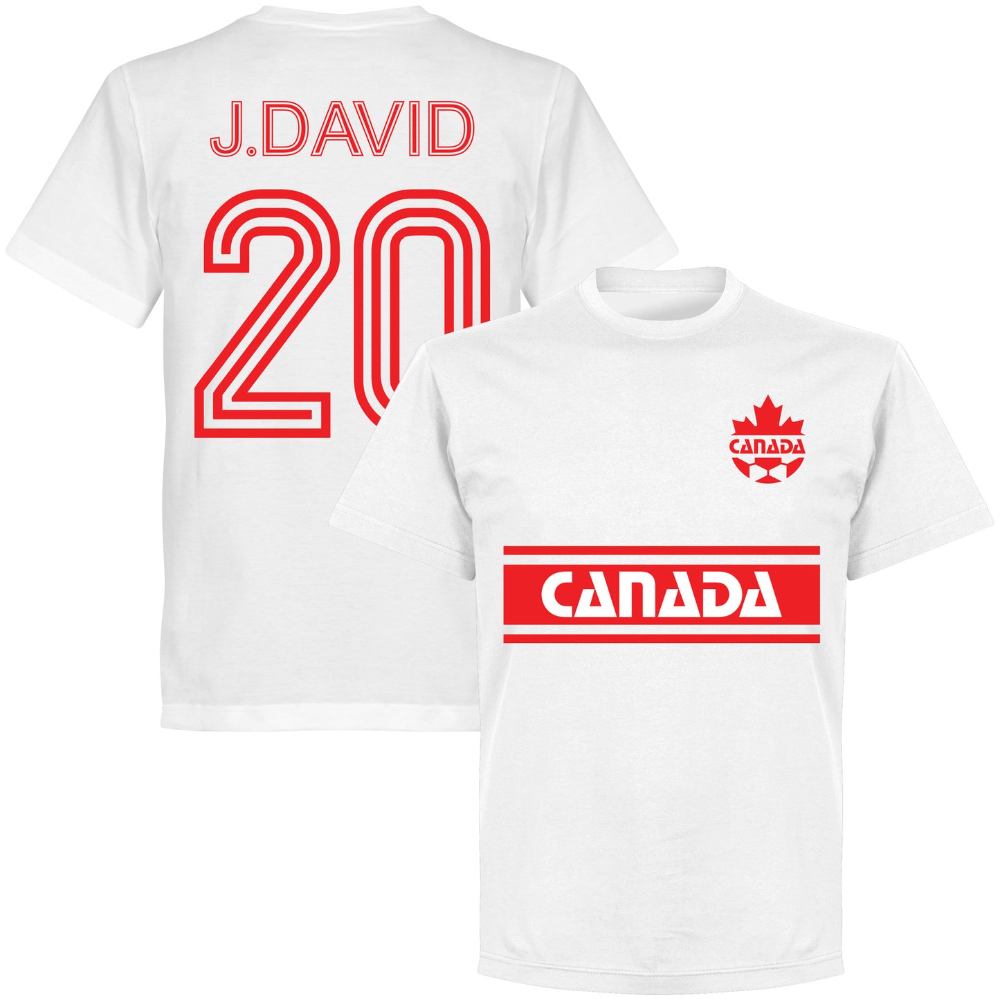 Canada Retro J.David 20 T-shirt - White