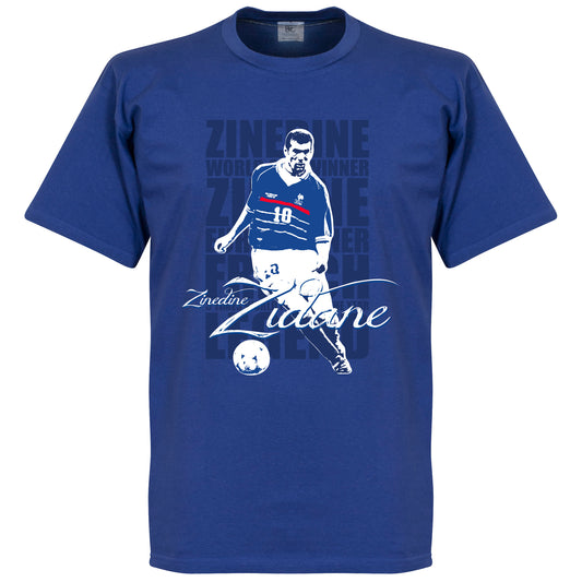Zinedine Zidane Legend KIDS T-Shirt - Royal