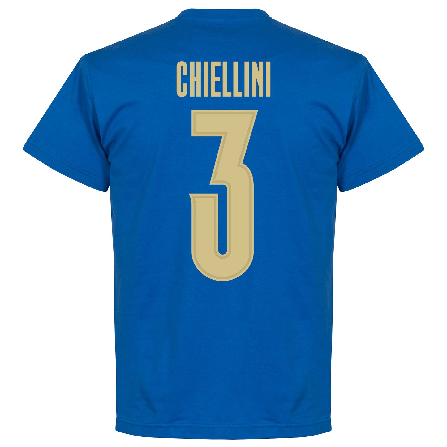 Italy Chiellini 3 Team T-shirt - Royal