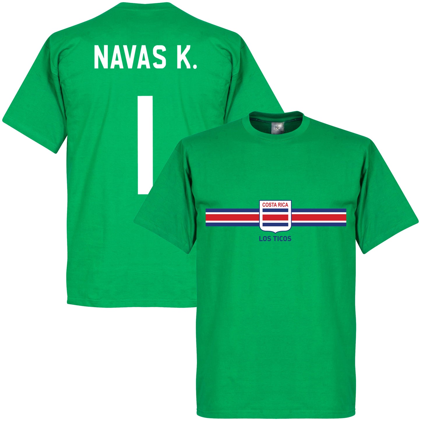 Costa Rica Keylor Navas GK T-Shirt - Green