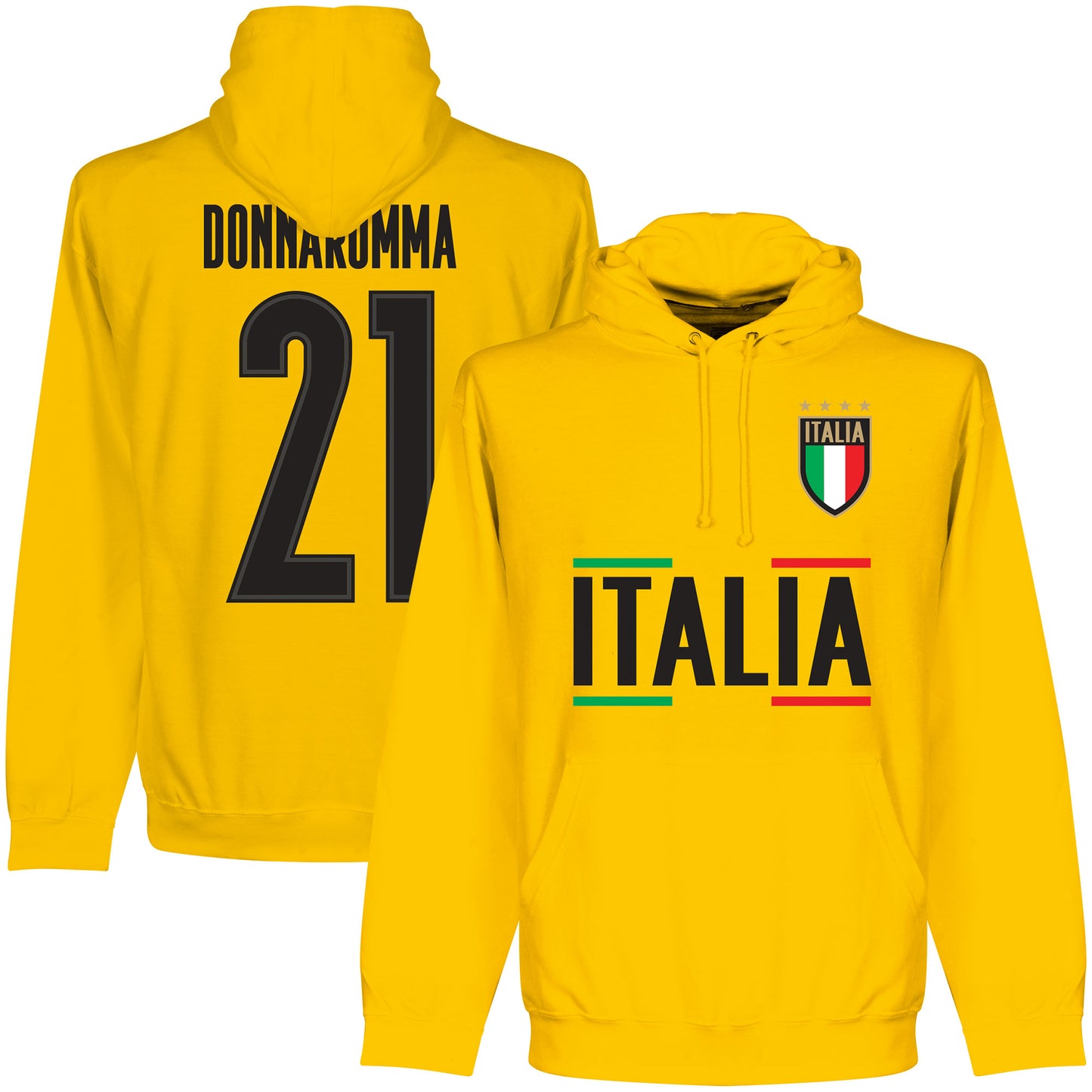 Italy Team Donnarumma Hoodie - Yellow