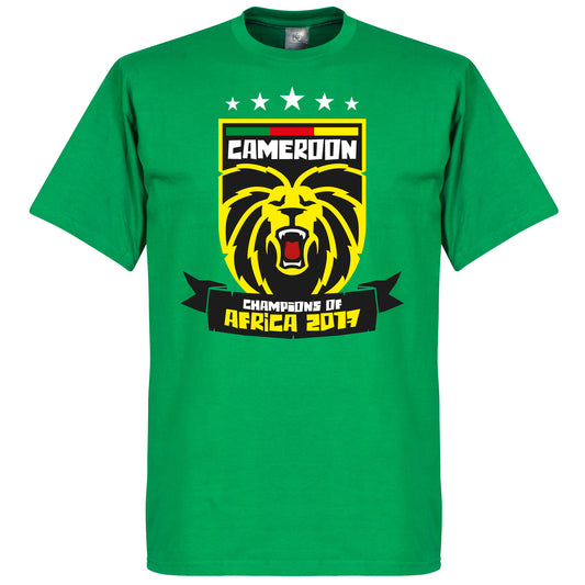 Cameroon Africa Cup of Nations 2017 Winners T-Shirt - Green
