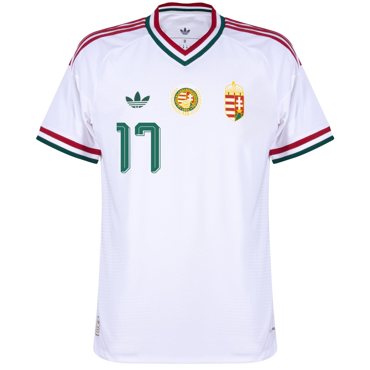 adidas Hungary Authentic Away Varga 17 Shirt 2026-2027 (Official Printing)