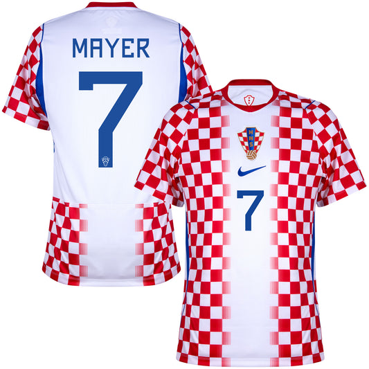 Nike Croatia Home Majer 7 Shirt 2026 (Official Printing)