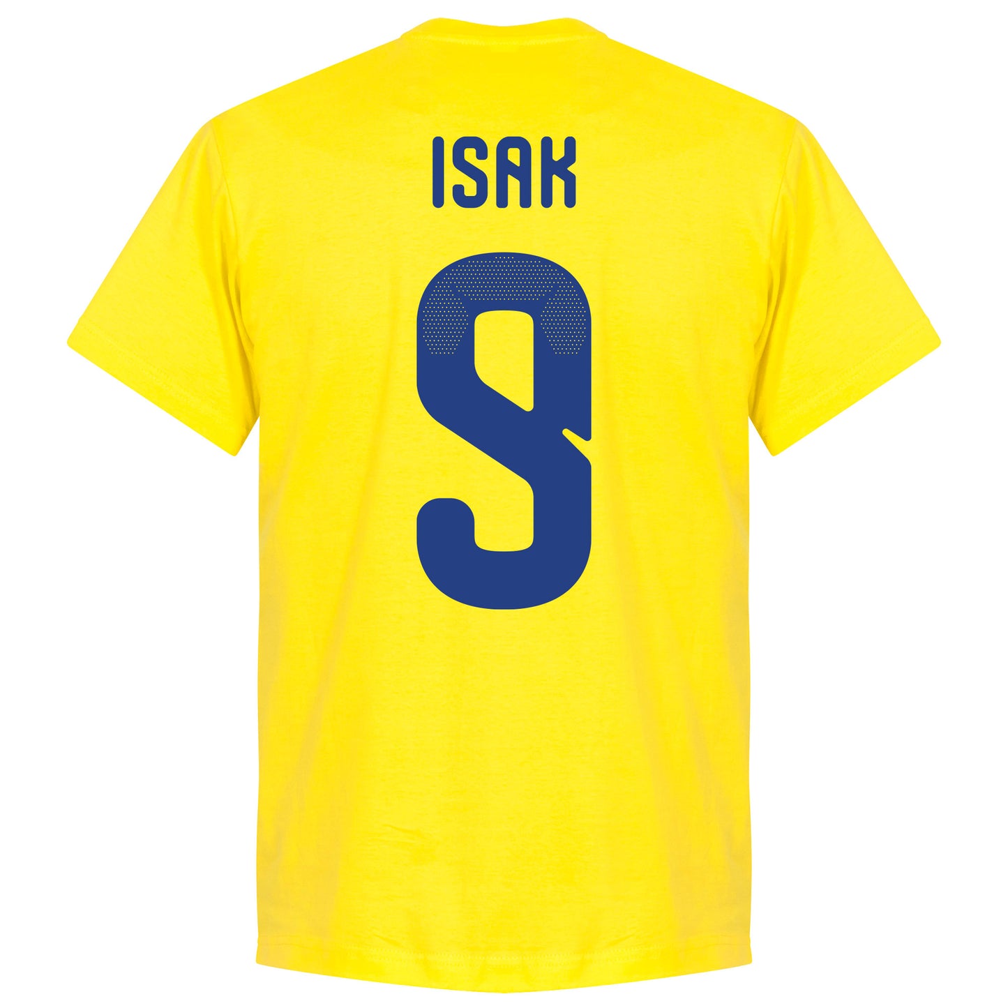 Sweden Team Isak 9 KIDS T-shirt - Yellow