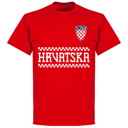 Croatia Team T-shirt - Red
