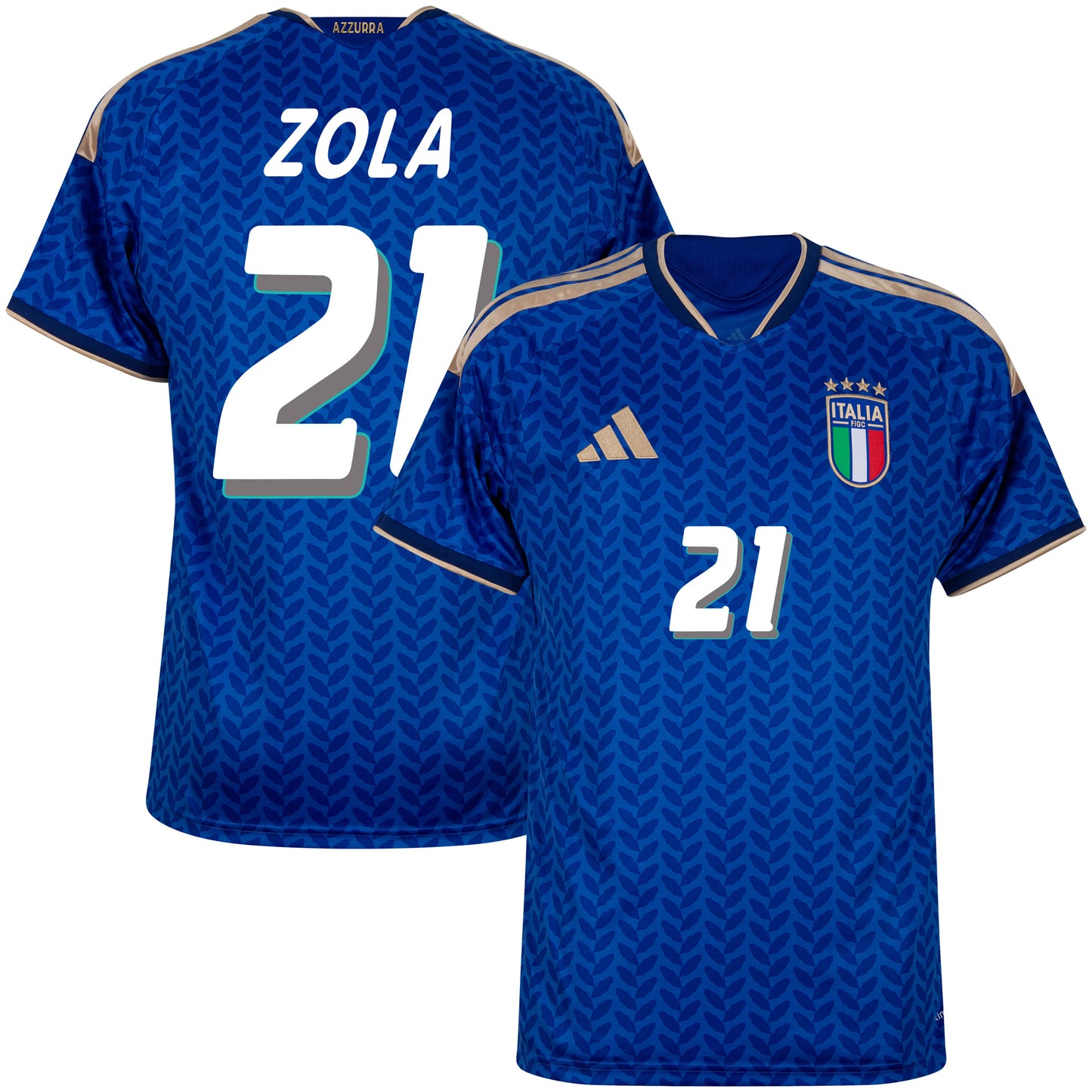 adidas Italy Home Zola 21 Shirt 2026-2027 (Legend Printing)