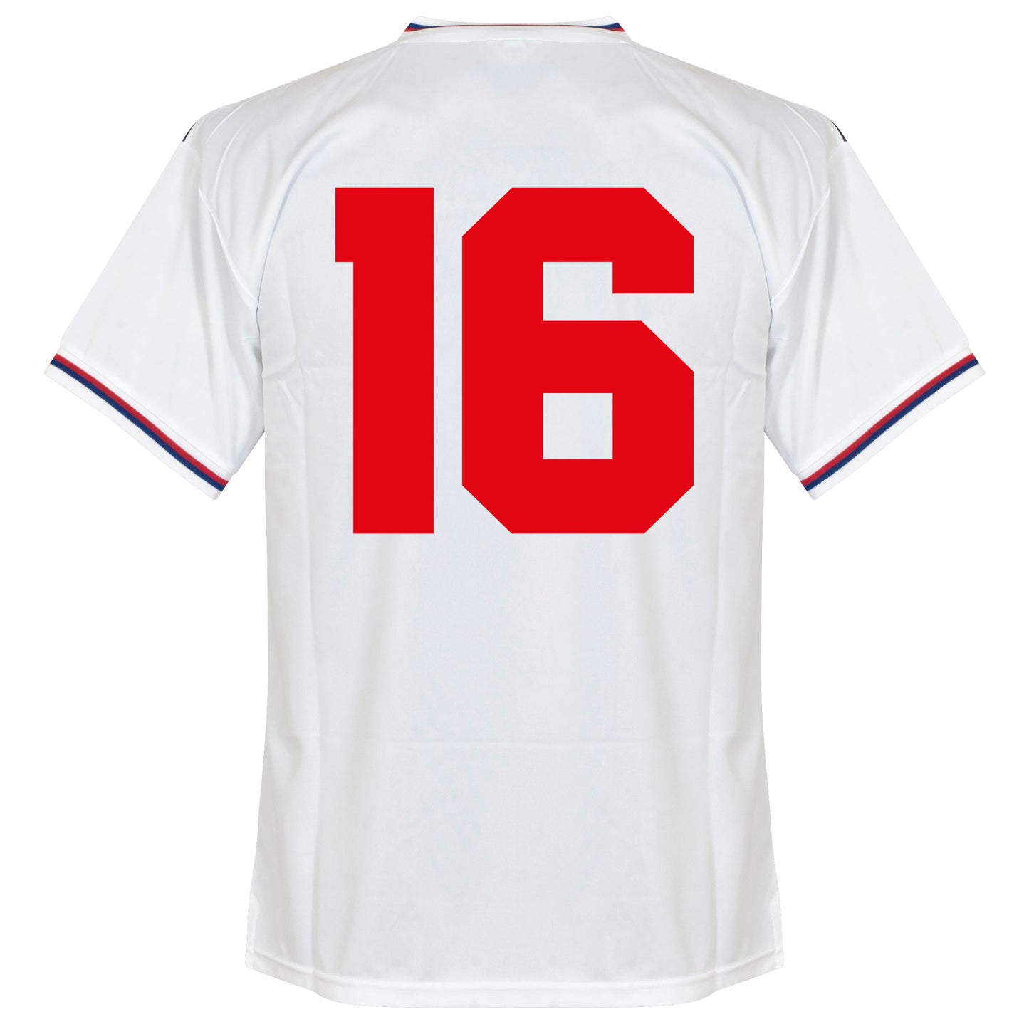 Score Draw England Home No.16 Retro Jersey World Cup 1982 (Retro Flock Printing)