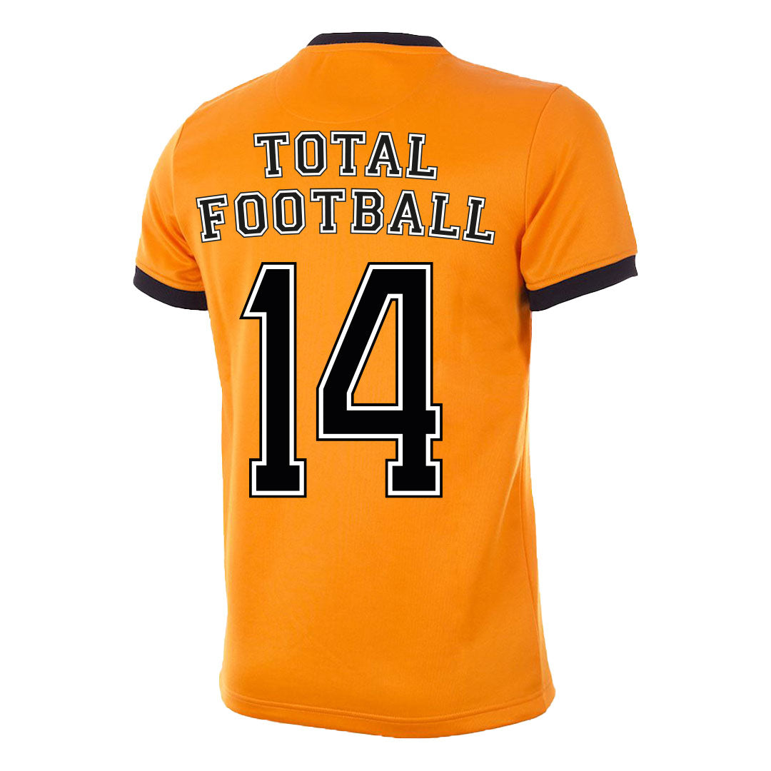 Copa Holland Home Total Football 14 Retro Shirt World Cup 1978 (Retro Flock Printing)