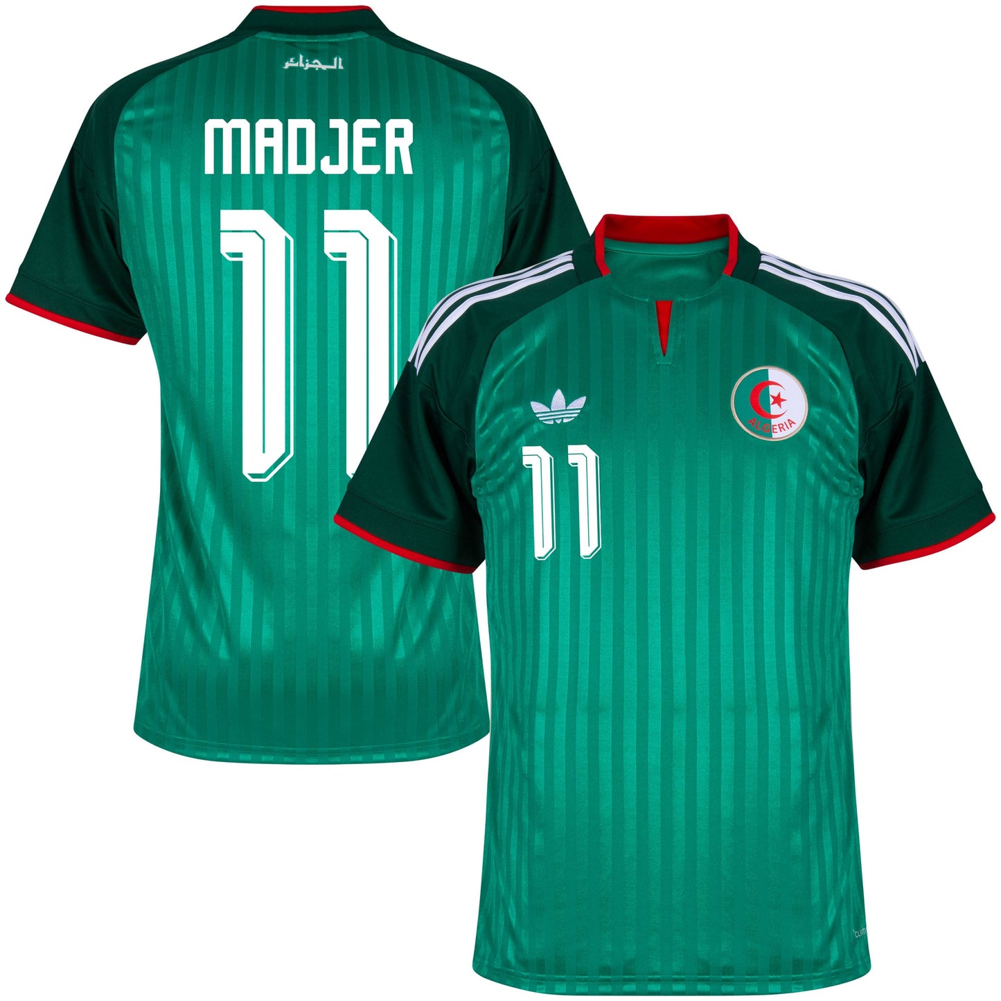 adidas Algeria Away Madjer 11 Shirt 2026-2027 (Official Printing)