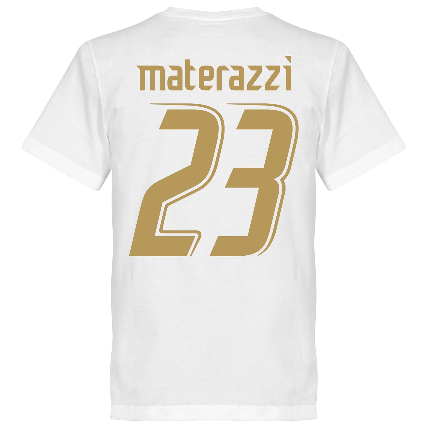 2006 Italy Materazzi T-shirt - White