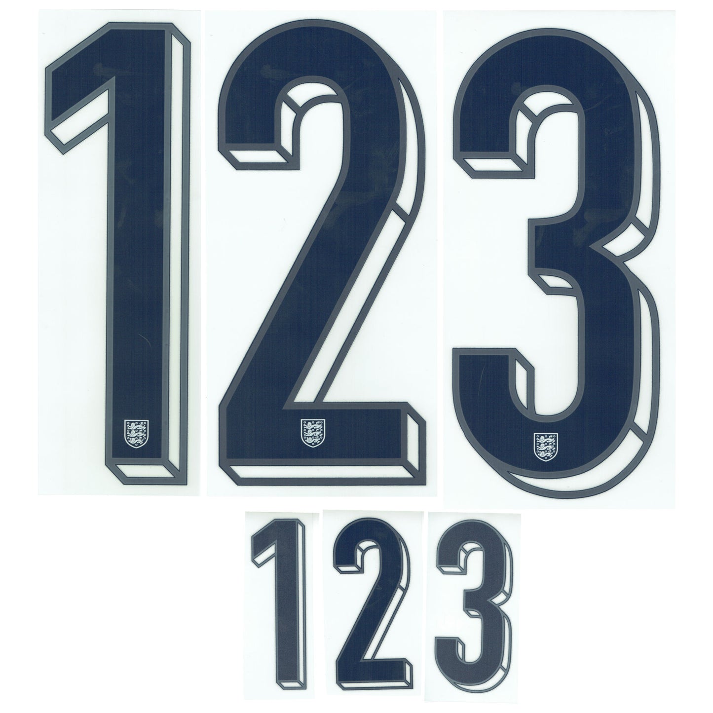 24-25 England Home Adult Player Number Set (265mm/107mm)