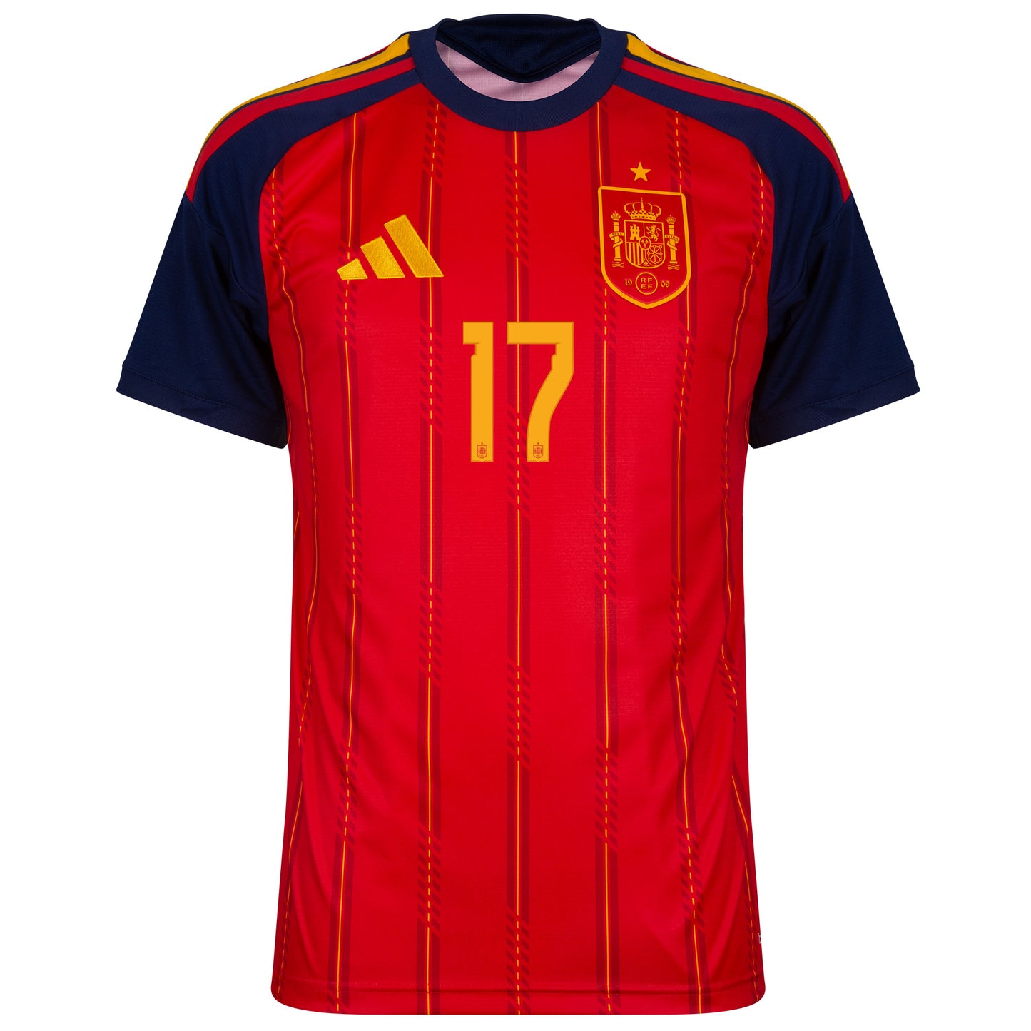adidas Spain Home Williams Jr. 17 Shirt 2026-2027 (Official Printing)