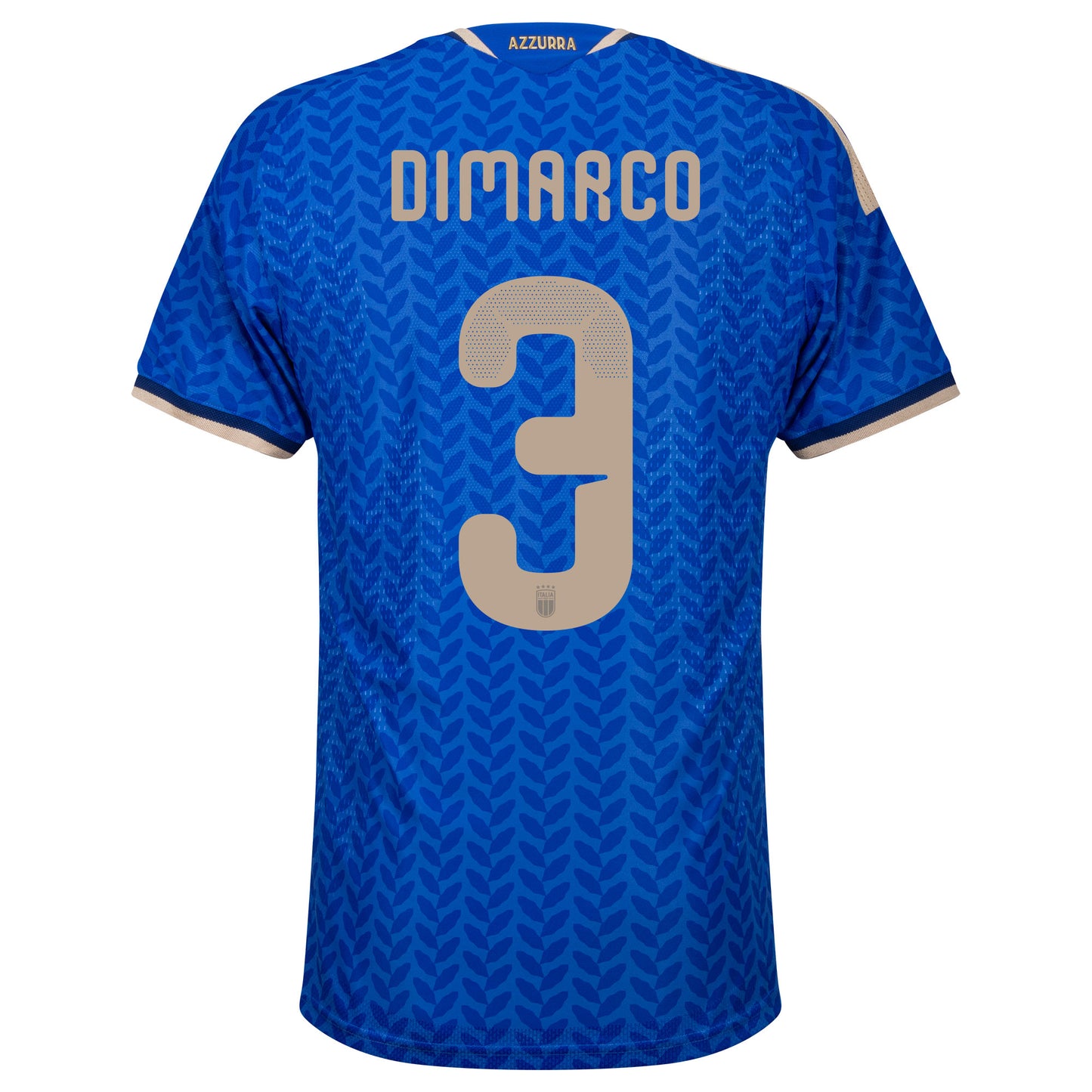 adidas Italy Authentic Home Dimarco 3 Shirt 2026-2027 (Official Printing)