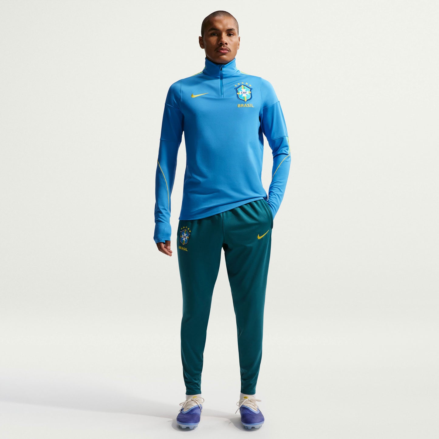 Nike Brazil Dri-Fit Strike Knitted Pants - Teal - 2026-2027