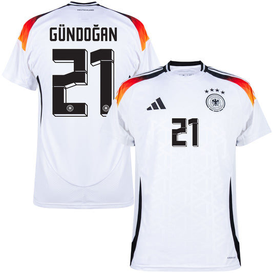 adidas Germany Home Gündoğan 21 Shirt 2024-2025 (Official Printing)