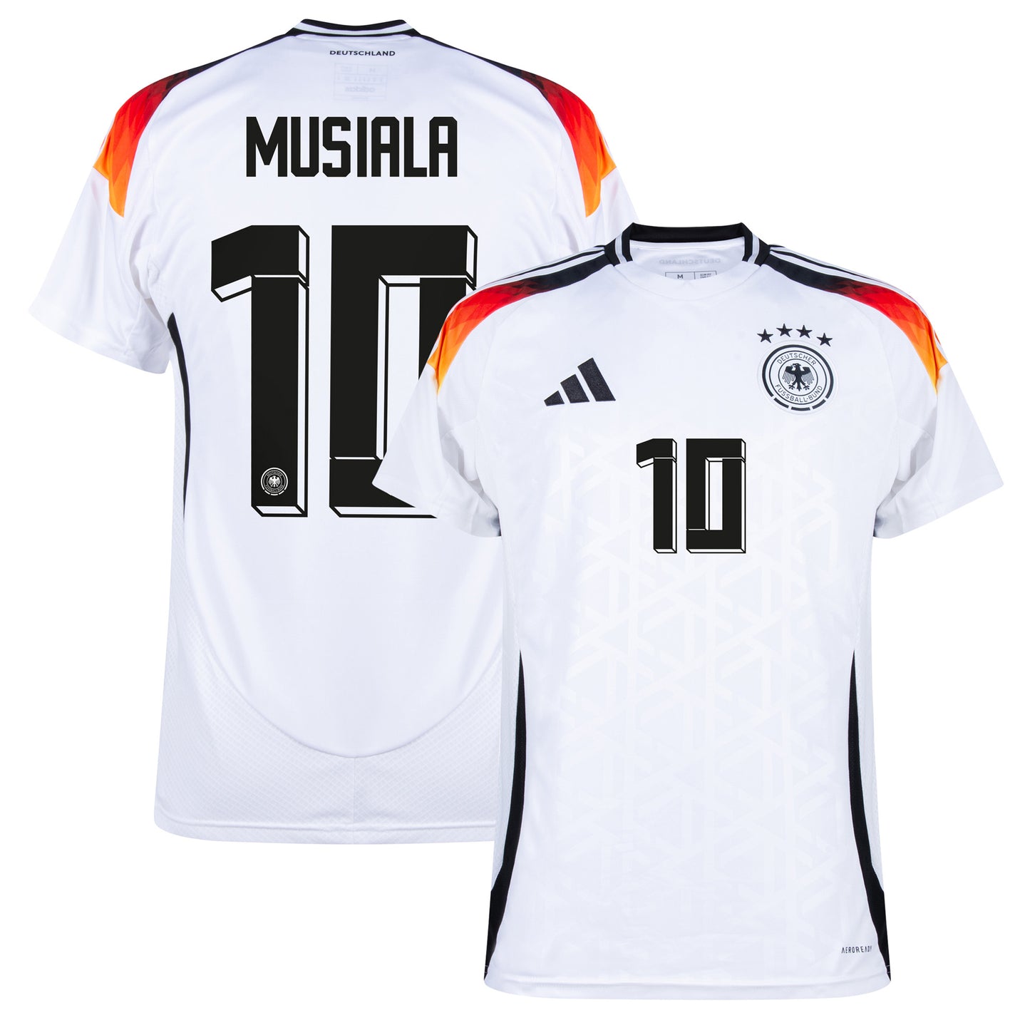 adidas Germany Home Musiala 10 Shirt 2024-2025 (Official Printing)